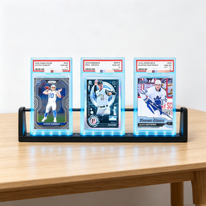 Hot Sale Durable LED Lighted USB Powered Acrylic Card Holder for High-Value Graded Card Exhibition Collection - Product Image 4