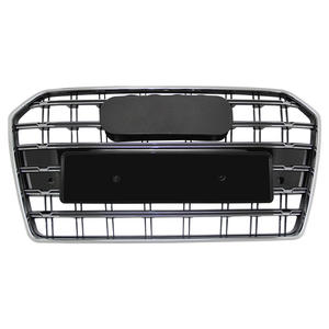 Grille centrale de pare-chocs supérieur avant pour AUDI S6 C7PA 2016 2017 2018 Grille en maille - Product Image 1