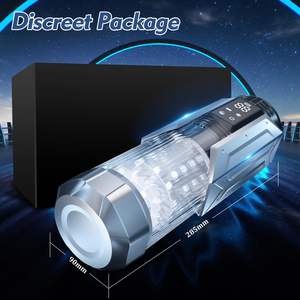 100% waterdichte blowjob penispomp zuigende vibrerende stotende roterende automatische mannelijke masturbatie apparaat seksspeeltje voor mannen <span class=keywords><strong>stroker</strong></span> - Product Image 6