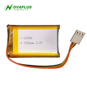 노바 리튬이온 배터리 평평한 직사각형 <span class=keywords><strong>3.7v</strong></span> 리튬 폴리머 배터리 셀 <span class=keywords><strong>103048</strong></span> 5.55wh <span class=keywords><strong>3.7v</strong></span> 1500mah 충전식 배터리 - Product Image 4