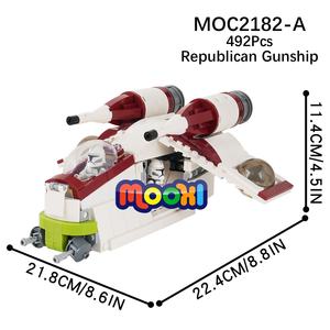 Juegos de bloques de construcción de Star Brick Wars, juguetes de bloques de construcción de la República DE LA República, con 3 clones - Product Image 2