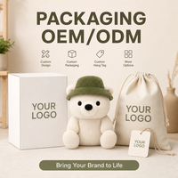 Ours en peluche blanc personnalisé, directement de l'usine, en coton PP, tissu super doux, pour anniversaire, anti-stress, OEM/ODM pour marques en marque blanche
