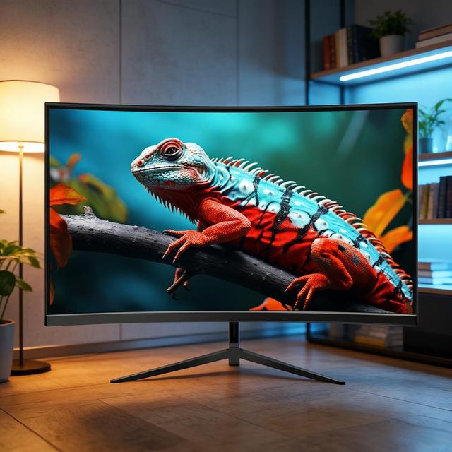 23.8inch/27inch 1K/2K Curved Gaming Monitor with 180Hz 2560*1440 Resolution and Borderless Screen for Esport Performance