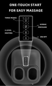 Masajeador de Piernas Digital ESINO ES-M71 2025, Gran Venta, Excelente Precio, con Terapia de Compresión Caliente con Luz Roja y Circulación Sanguínea - Product Image 4