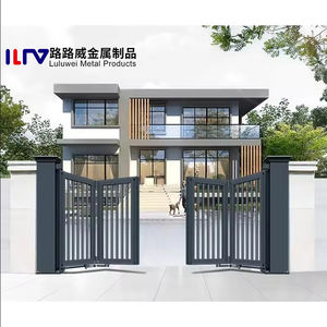 Puerta Corredera Plegable Eléctrica Moderna y Minimalista para Entrada de Vehículos con Motor - Product Image 5