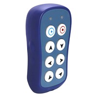 Télécommande radio sans fil industrielle NIMI-6S à 6 boutons, réponse rapide, étanche IP65, pour palan, grue, treuil, portée de 225 m