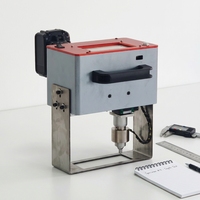 Machine électrique portative de gravure par points alimentée par batterie châssis de voiture automatique VIN QR Code machine de marquage des métaux moteur de noyau