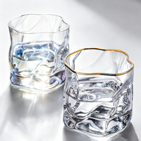 Offres Spéciales – Verres à Whisky Japonais de Luxe en Cristal – Verres à Whisky et à Vin en Cristal Transparent