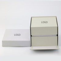 Boîte cadeau carrée de luxe personnalisée TIME TOKEN en carton blanc avec doublure en cuir PU pour montre, fabricant d'emballages en papier