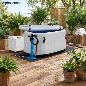 Bain de glace gonflable pour 2 personnes, petit bassin de récupération sportive, bain froid, refroidisseur en option - Product Image 6