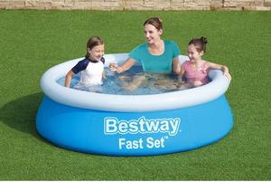 Piscina Gonfiabile <span class=keywords><strong>Bestway</strong></span> 57392 Fast Set per Bambini, Rotonda, Grande, in PVC, per Esterni - Product Image 3