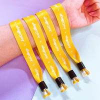 Bracelets en polyester imprimés par sublimation couleur, étanches, écologiques, pour festivals, bracelet tactile longue distance pour couples