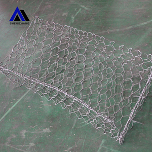 Cages en gabions hexagonaux galvanisés à chaud avec maille tissée à double torsion pour murs de soutènement et cages en pierre - Product Image 4