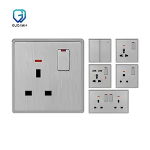 Q27 EU standard oem odem china wholesale light switch grey panel 500w and 1000w dimmer wall switches