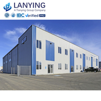 Assemblage rapide Hangar en acier Pole Barn Kits Metal Warehouse Structure en acier Atelier
