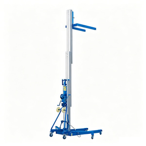Plateforme élévatrice manuelle mobile en aluminium avec hauteur de levage de 3,5 m, 5 m, 6,5 m, 7,9 m, à prix abordable pour usine et atelier - Product Image 4
