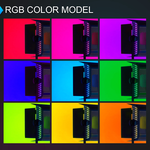 <span class=keywords><strong>Auriculares</strong></span> para Juegos con Luz RGB y Micrófono, Panel de Luz de Video con Soporte para Cámara de Video de 140W y Bajo Consumo - Product Image 3