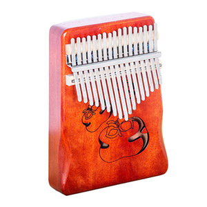 Kalimba de madera de alta calidad con 17 teclas, piano de pulgar de madera maciza para principiantes, instrumento musical. - Product Image 5