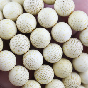 Golden Bamboo <b>Bracelet</b> 108 Beads 10mm Diameter Prayer Beads For Religious Ceremonies Jewelry - Product Image 4