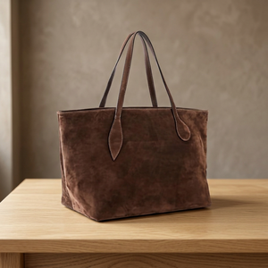 Bolsos de Mano de Moda para Mujer en Tendencia, de Cuero Genuino, con Cierre, Correa Cruzada, Gran Capacidad 3L+, Impermeables y Ligeros - Product Image 4
