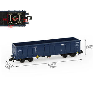 C15013 דגם רכבת N בקנה מידה 1:160 40ft גבוהה-צד גונדולה רכב פתוח רכבת עגלות מיכל מרכבת משא רכב - Product Image 4