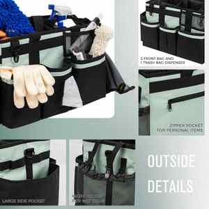 Organizador de Limpieza Extra Grande Celadon con Divisor Desmontable para Limpieza Profesional y del Hogar - Product Image 4