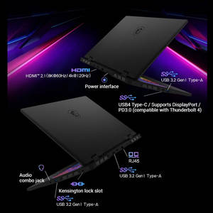 Portátil para Juegos <span class=keywords><strong>MSI</strong></span> Pulse A16, Nuevo y Original, de 16/<span class=keywords><strong>17</strong></span> <span class=keywords><strong>Pulgadas</strong></span>, Ryzen AI HX370 RTX5070 2.5K 240HZ, Inglés, para Estudiantes - Product Image 5