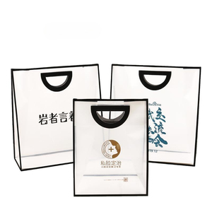 <span class=keywords><strong>PVC</strong></span> trong suốt Túi quà nhựa tay Net bao bì màu đỏ tùy biến - Product Image 3