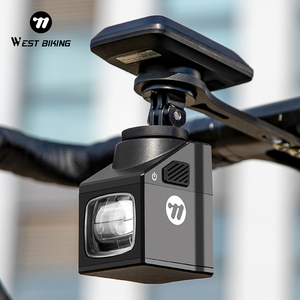 Lampe avant de vélo WEST BIKING à dégagement rapide, étanche, télécommande sans fil, super lumineuse, rechargeable, 2000LM - Product Image 6