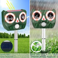 SAIJZEK OEM vente en gros répulsif extérieur étanche à énergie solaire pour animaux répulsif pour sanglier répulsif pour chauve-souris cochon