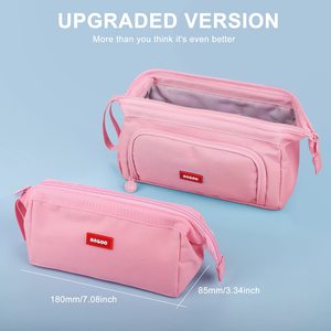 Biểu Tượng Tùy Chỉnh Siêu Lớn Dây Kéo Bút Chì Trường Hợp Hoạt Động Mịn Trường Bút Trường Hợp Pouch Chủ Văn Phòng Phẩm Tổ Chức Đồng Hồ Lịch - Product Image 5