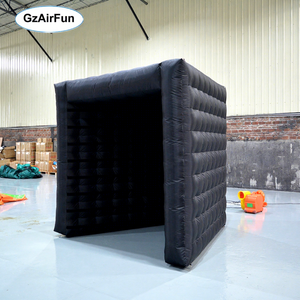 사용자 정의 상업 휴대용 LED 사진 부스 인클로저 V 모양 풍선 사진 부스 - Product Image 1