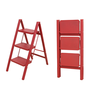 3-Step One-Sided <b>Folding</b> Wall Ladder for Roof Rack 150 Iron Attic Stairs Kitchen <b>Stool</b> for Staircase Application - Product Image 1