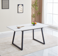 Table à manger extensible en bois massif avec plateau en verre, design minimaliste moderne, mobilier de maison de haute qualité