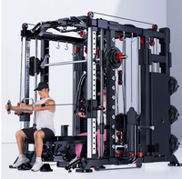 Mutli fonction station portique smith machine équipement de formation complet équipement de fitness combinaison d'ensemble intégré