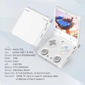 Consola de Juegos Portátil MIYOO Flip V2, Pantalla IPS de 3.5'', Sistema Linux, Sistema Operativo <span class=keywords><strong>Onion</strong></span>, Consola de Video Clásica - Product Image 3
