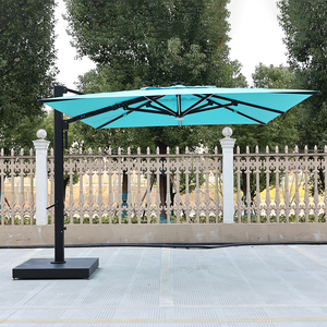 Parasol de jardin réglable de luxe, résistant aux UV, écologique, imperméable, en aluminium, pour hôtel, parc, café, usage intensif, personnalisé, DC-LUP-1 - Product Image 1