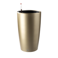 Pot de fleurs rond de luxe en plastique PP de grande taille YIZHITANG avec logo personnalisé et options OEM/ODM pour une utilisation à la maison et au jardin
