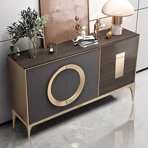 Entrée française en bois massif Table console en marbre blanc moderne <span class=keywords><strong>Buffet</strong></span> <span class=keywords><strong>Buffet</strong></span> dans les meubles de salon - Product Image 4