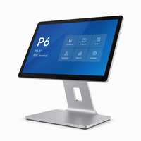 Poste de travail Windows POS avec écran tactile de 15,6 pouces, caisse enregistreuse, processeur Intel I5 3e génération, 4 Go de RAM, 64 Go de SSD, résolution 1366x768