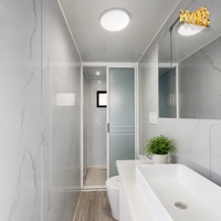 Maison conteneur modulaire préfabriquée à assemblage rapide, respirante et durable, pour le logement du personnel de bureau et les chambres à coucher