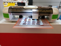 Plotter de Corte de Vinilo Industrial Mini A3/A4 de 430 mm, Pantalla a Color de 4.3 Pulgadas y Cámara, Corte de Contorno, Motor Paso a Paso