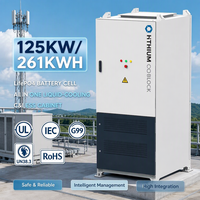 HiTHIUM 125kW 261kWh Sistem Penyimpanan Energi Baterai Lithium Berpendingin Cair dengan Sertifikasi UL untuk Stasiun Basis Telekomunikasi