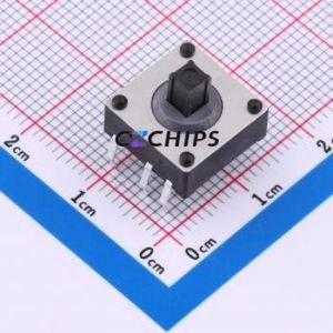 K1-1535DA-04 Multi-Function Switch Through hole Component (THT),12.4x12.4mm Switch - Product Image 1