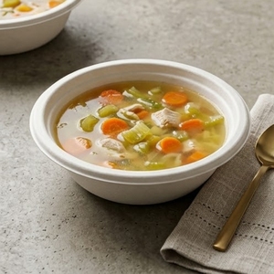 Bol à soupe ovale écologique de 6 oz en bagasse, bassine à collation biodégradable en pulpe de canne à sucre, contenants compostables robustes - Product Image 6