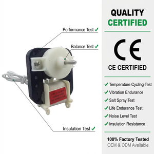 Moteur de ventilateur d'évaporateur silencieux d'origine <span class=keywords><strong>LG</strong></span> 4680JB1030F pour <span class=keywords><strong>réfrigérateur</strong></span>, congélateur de garage, voiture, hôtel - Alimentation manuelle en métal - Product Image 2