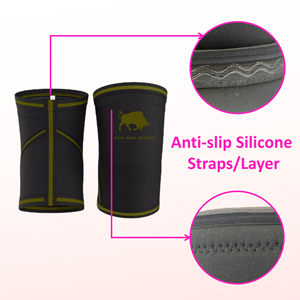 Haltérophilie Néoprène Compression <span class=keywords><strong>Crossfit</strong></span> Genouillère Manchon Powerlifting 7mm Coudes <span class=keywords><strong>Genouillères</strong></span> pour Squat - Product Image 2