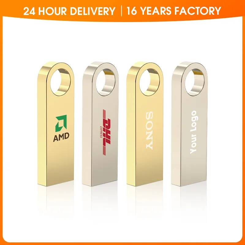 Mini USB Ổ đĩa Flash 128GB 64GB 32GB 16GB 8GB 4GB 2.0 3.0 kim loại Ổ Đĩa Bút Pendrive USB Flash Bộ nhớ cá nhân USB Stick