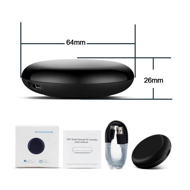 2026 KLASS  WiFi Smart IR and RF Remote Control Smart Universal Remotely Controller for TV Air Conditioner Set-top Box Fan DVD Player