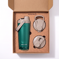 Bouteille isotherme portable en acier inoxydable de 700 ml avec couvercle à fermeture rapide, anti-fuite, pour le sport et l'eau quotidienne